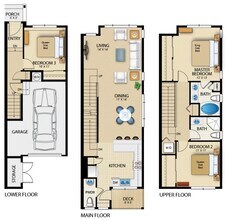 3 Bedroom 2.5 Bath (C1) L103 floor plan